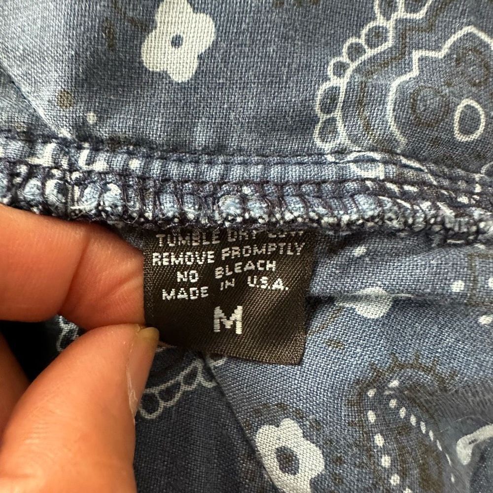 Free People by Dr. Collectors Reversible Denim Windbreaker - Picture 13 of 16